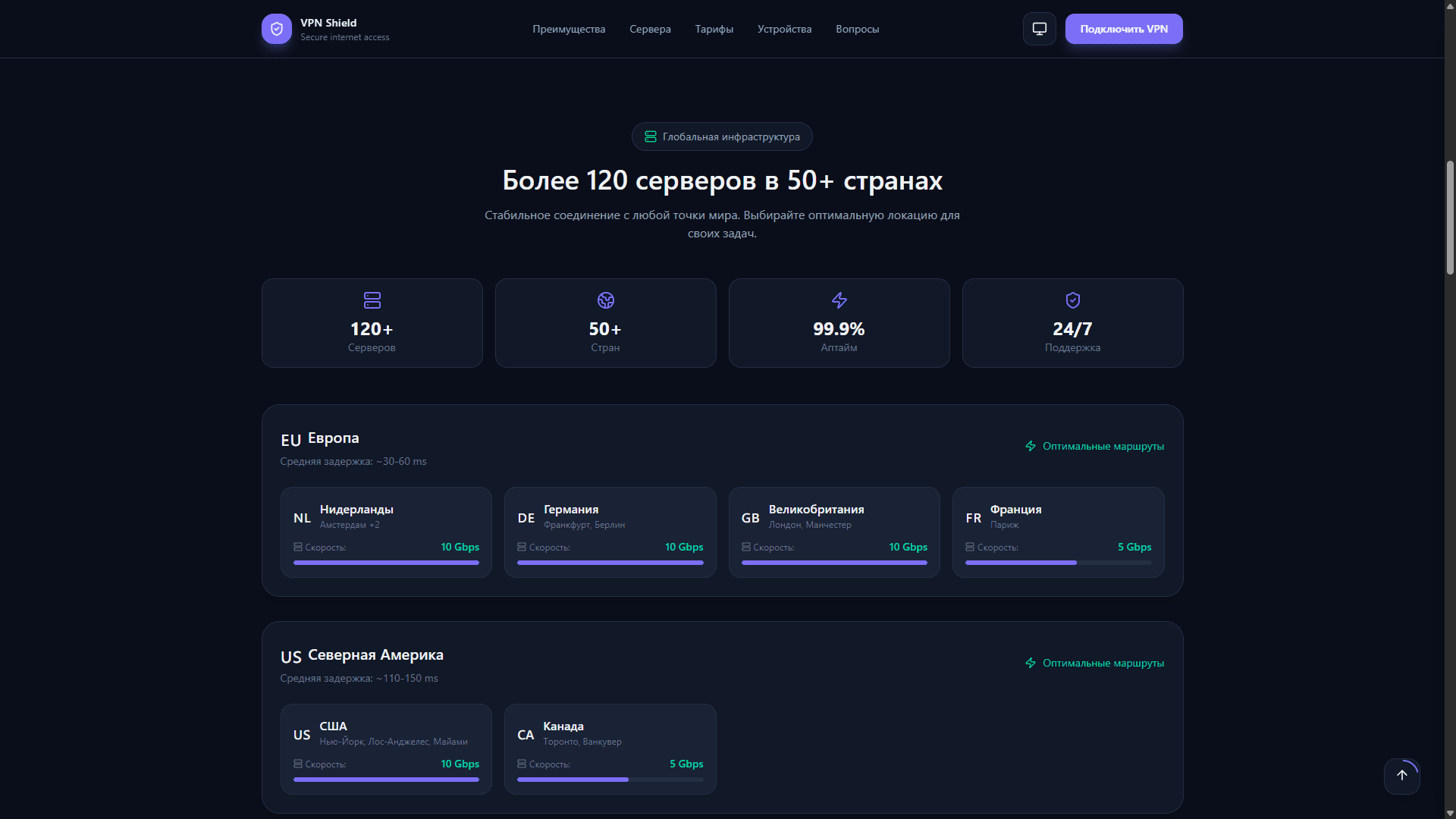 VPN Lending page preview 2